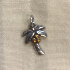 James Avery silver palm tree charm